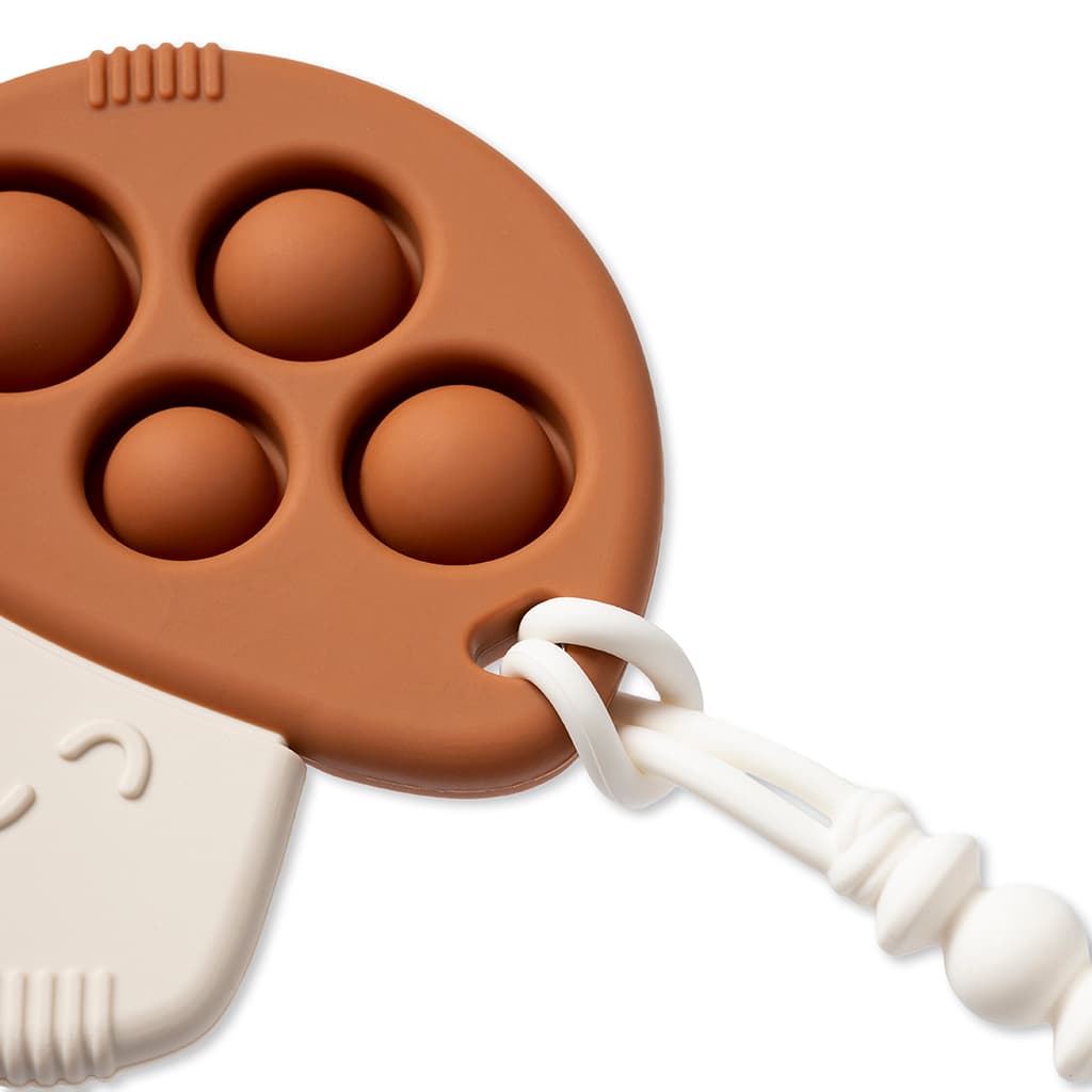 Mushroom Sensory Popper Toy and Teether