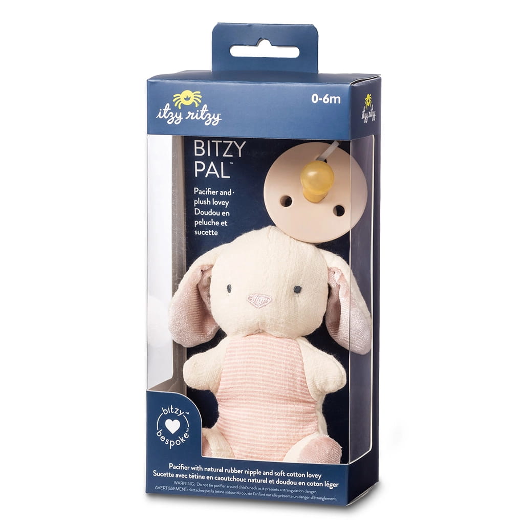 Bunny Rubber Pacifier & Plush