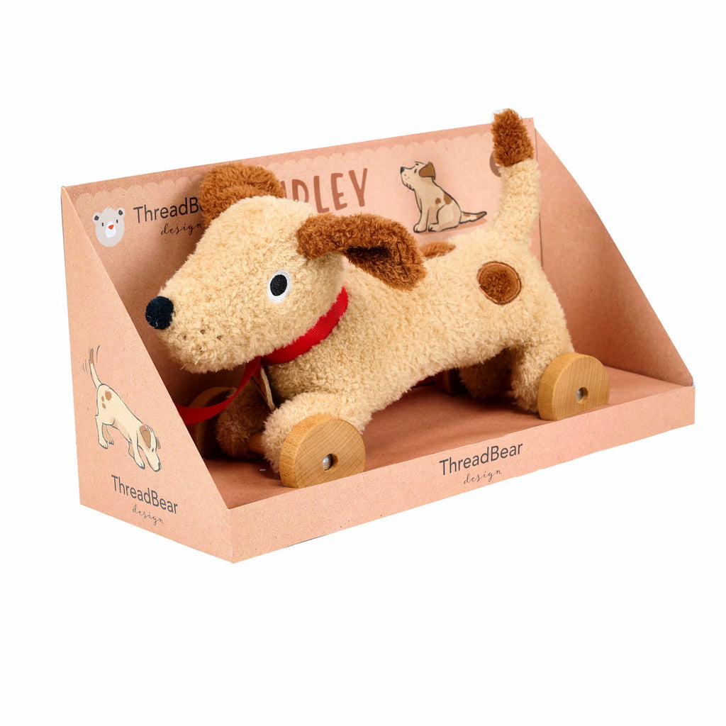 Dudley Pull Along Dog Toy For Kids Rookie Humans