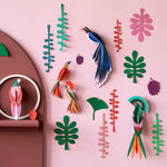 tropical bird wall decor