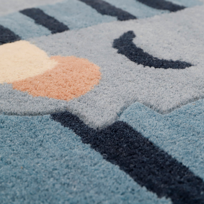 Blue Tiger Rug