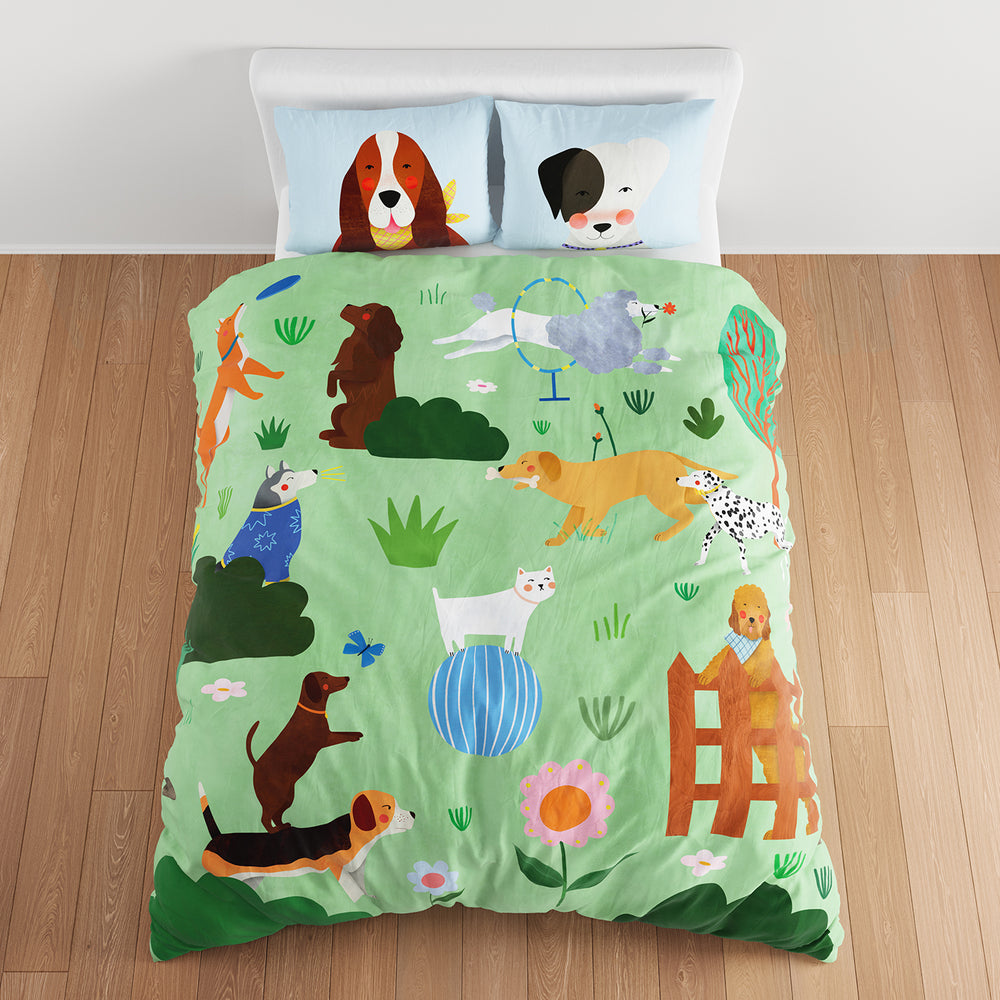 SAMPLE SALE Dog Park Bedding (Twin/Full/Queen)
