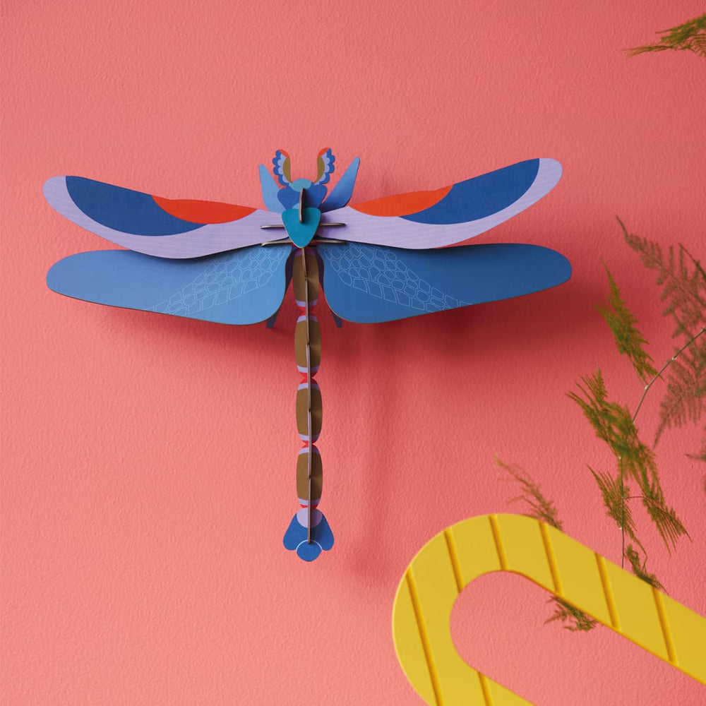 Blue Dragonfly Wall Decor