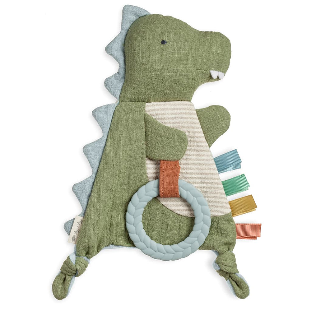 Dinosaur Crinkle Sensory Toy with Teether