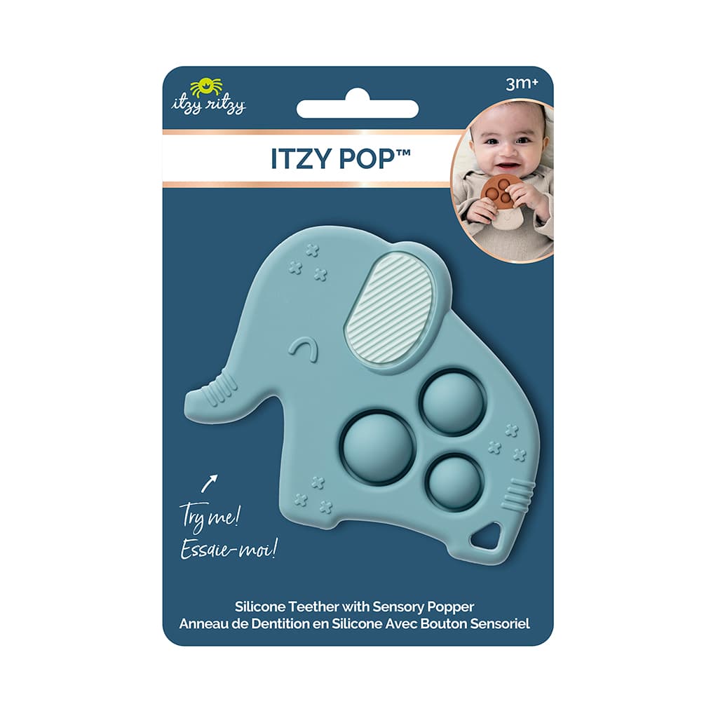 Elephant Sensory Popper Toy and Teether