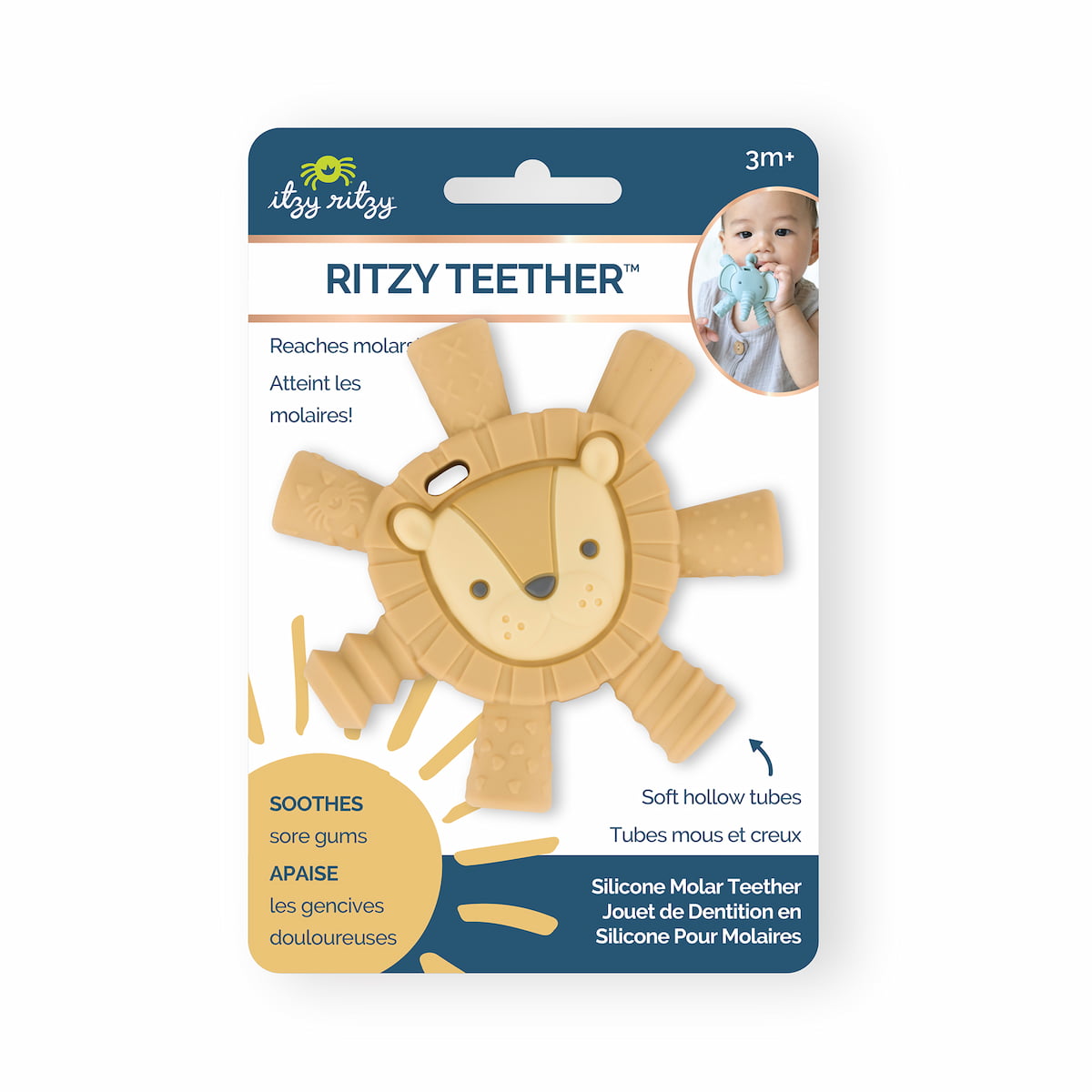 lion baby teether