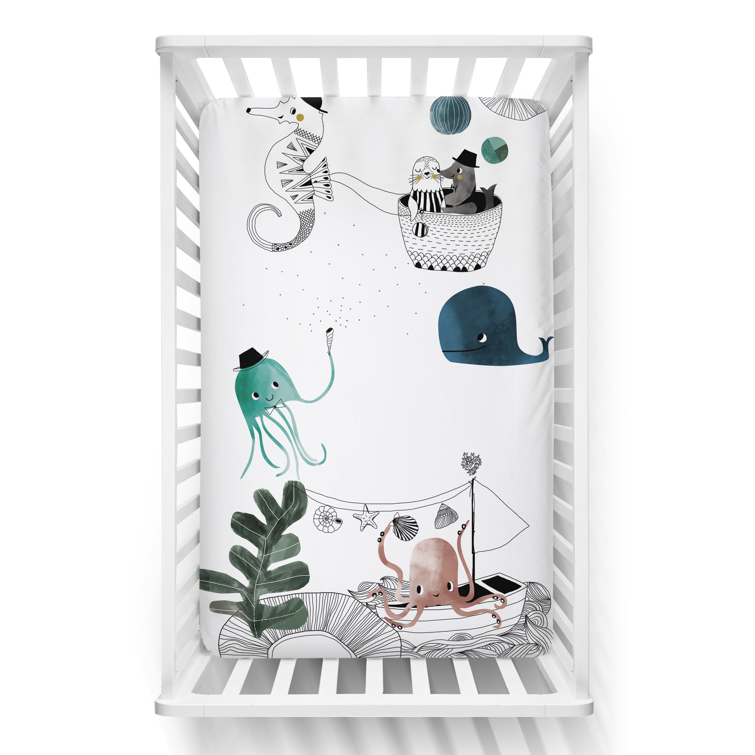 SAMPLE SALE MINI Crib Sheets