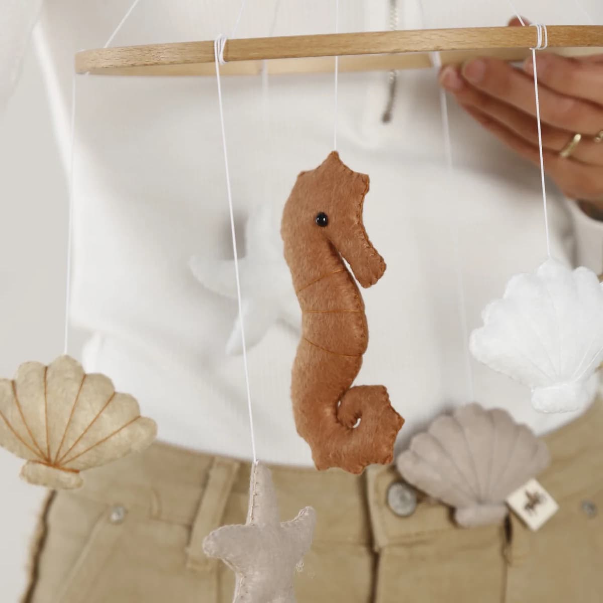 Seahorse Baby Mobile