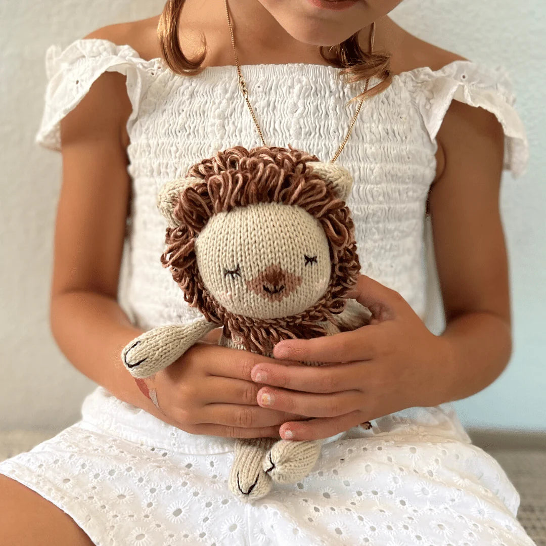 Baby Lion Knit Toy