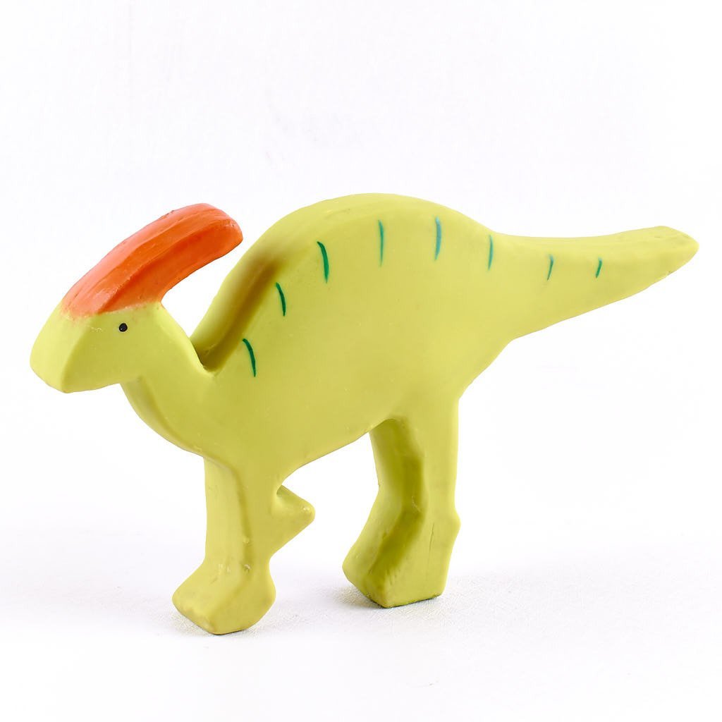 Baby Parasaurolophus Dinosaur Natural Organic Rubber Toy