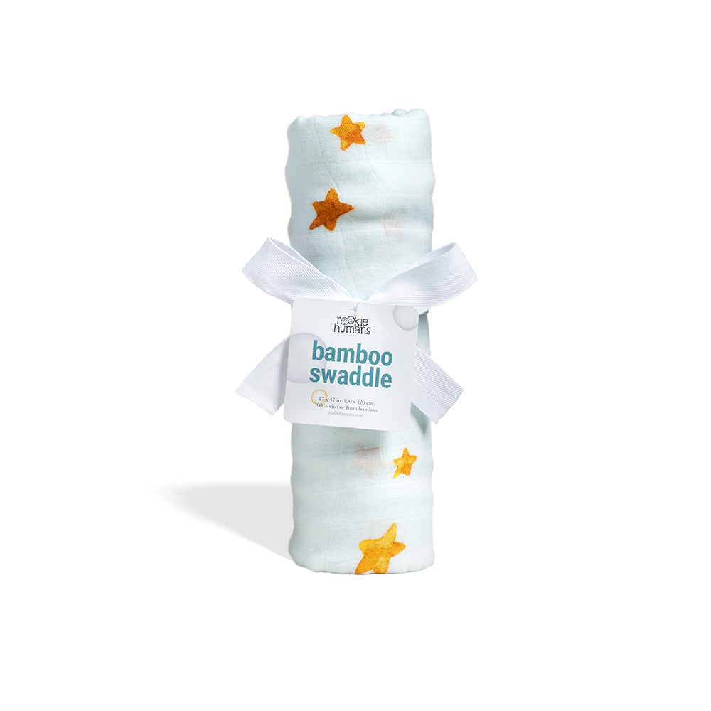 Goodnight Wonderland bamboo swaddle