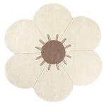 Daisy flower rug for children and nursery rooms