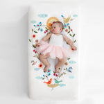 Love Blooms Organic Standard Size Crib Sheet