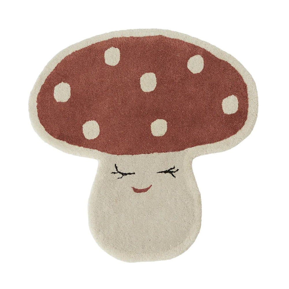 mushroom shaped rug