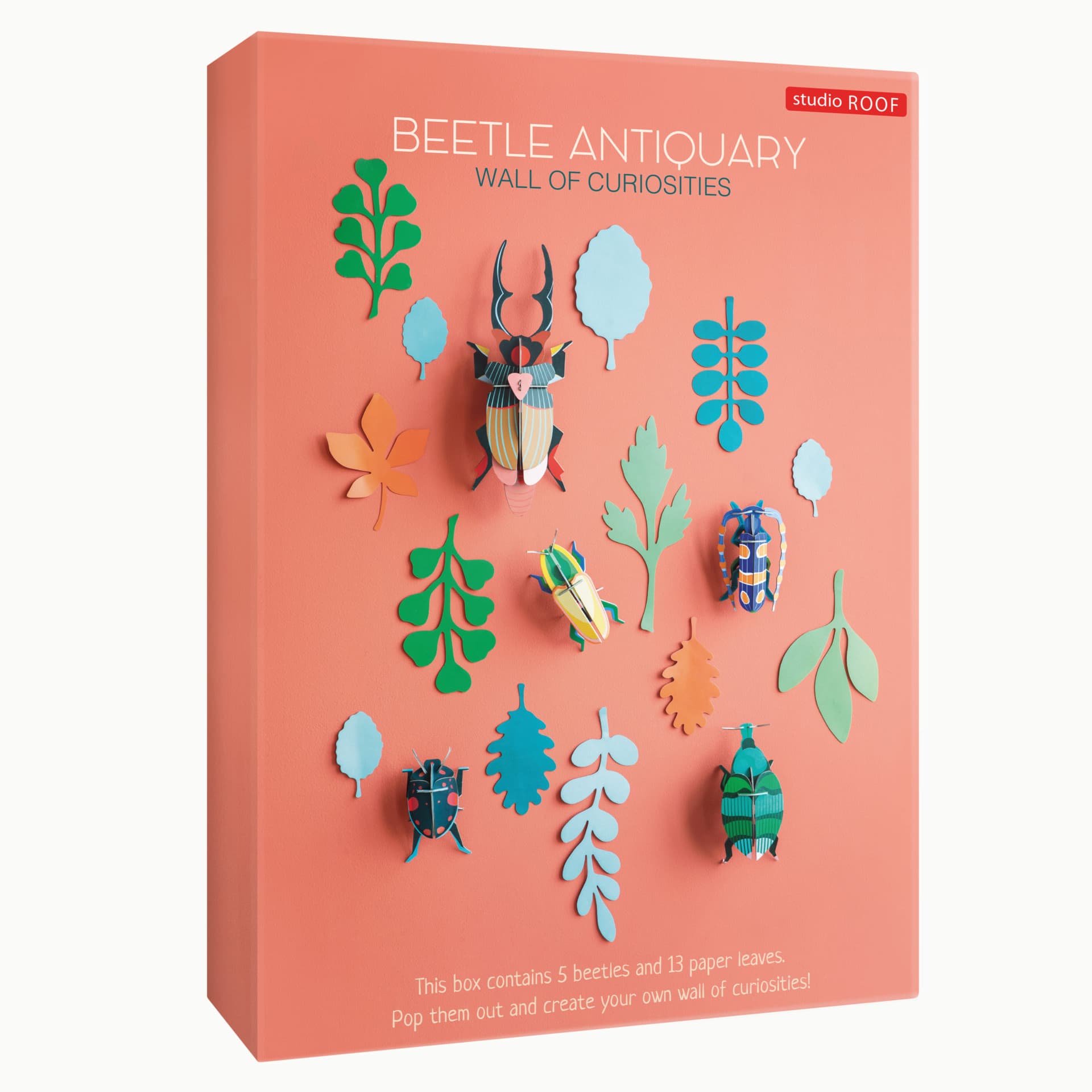 wall hanging for jungle room with colorful beetles