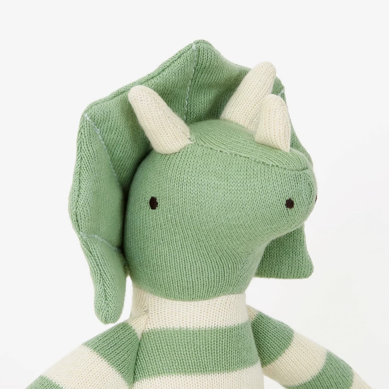 Triceratops Knitted Toy