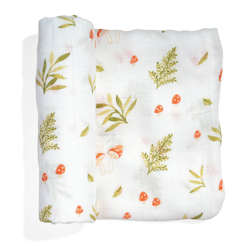 Enchanted Forest bamboo swaddle