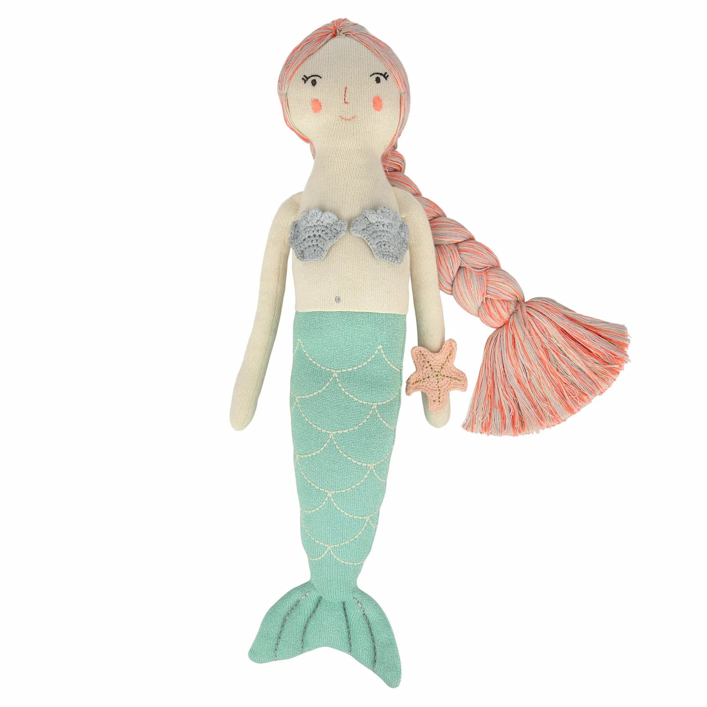 knit mermaid doll 