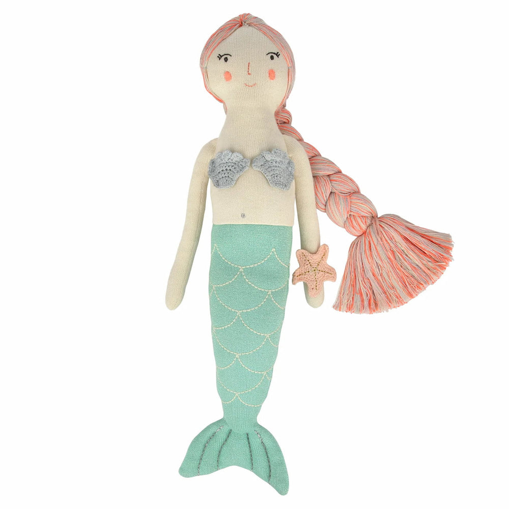 knit mermaid doll 