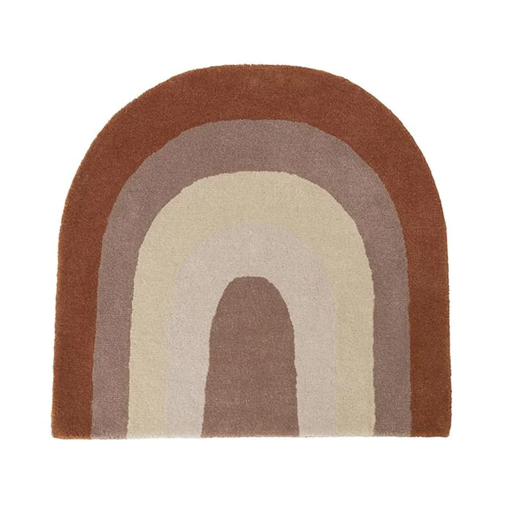 Earth Tone Rainbow Rug