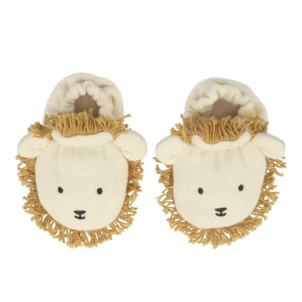 Lion Baby Booties