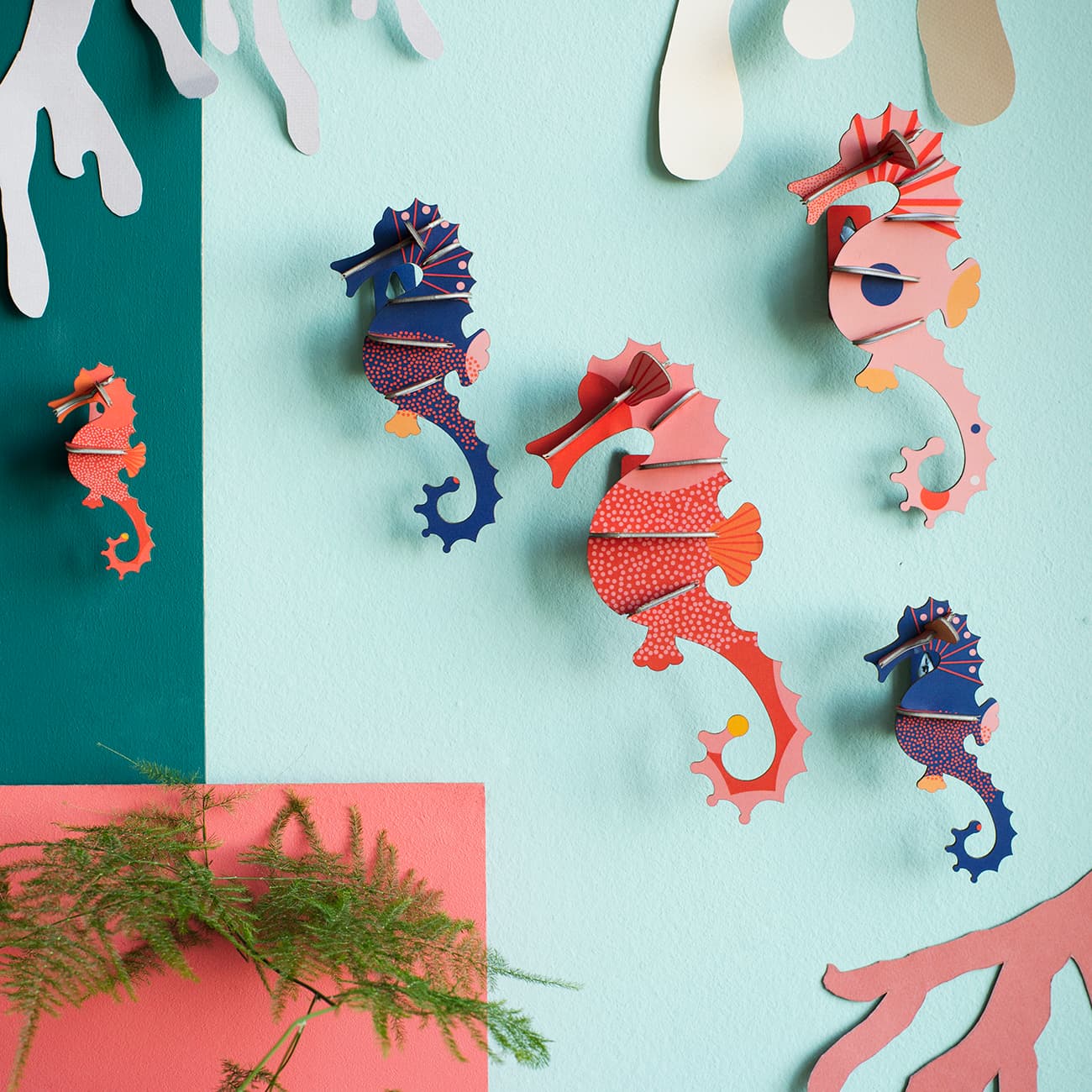 seahorse wall decor, underwater  bedroom and nursery theme
