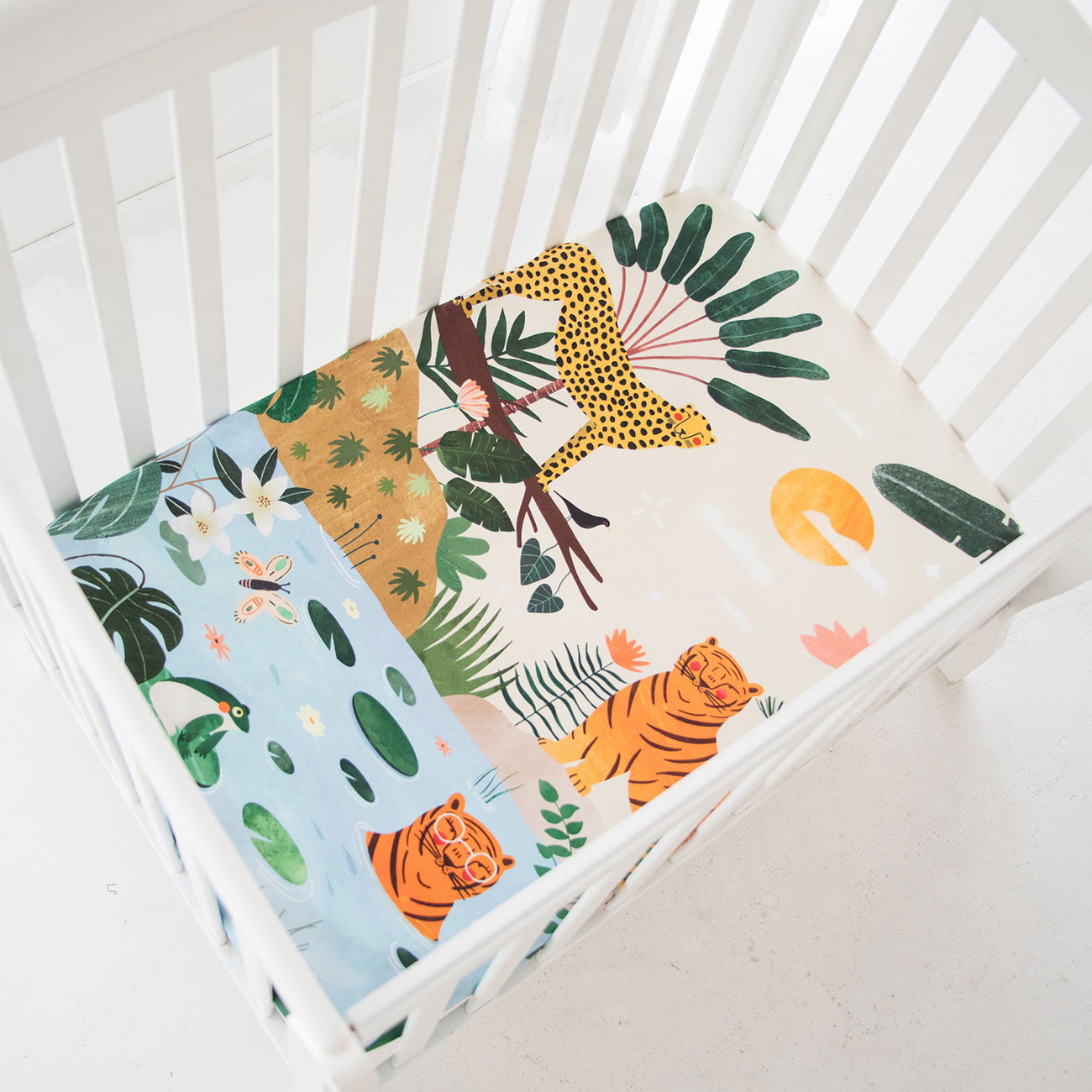 In The Jungle Mini Crib Sheet