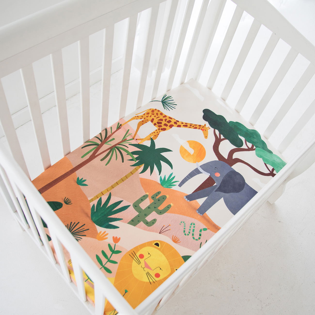 In The Savanna Mini Crib Sheet